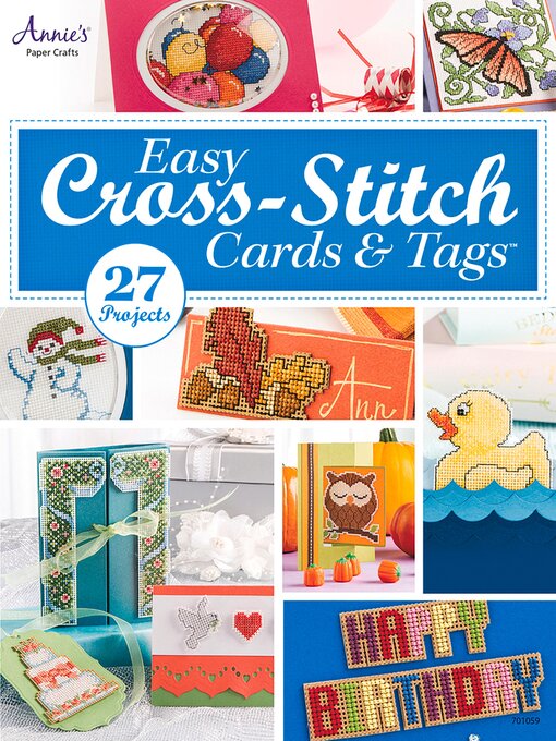 Cover image for Easy Cross-Stitch Cards & Tags